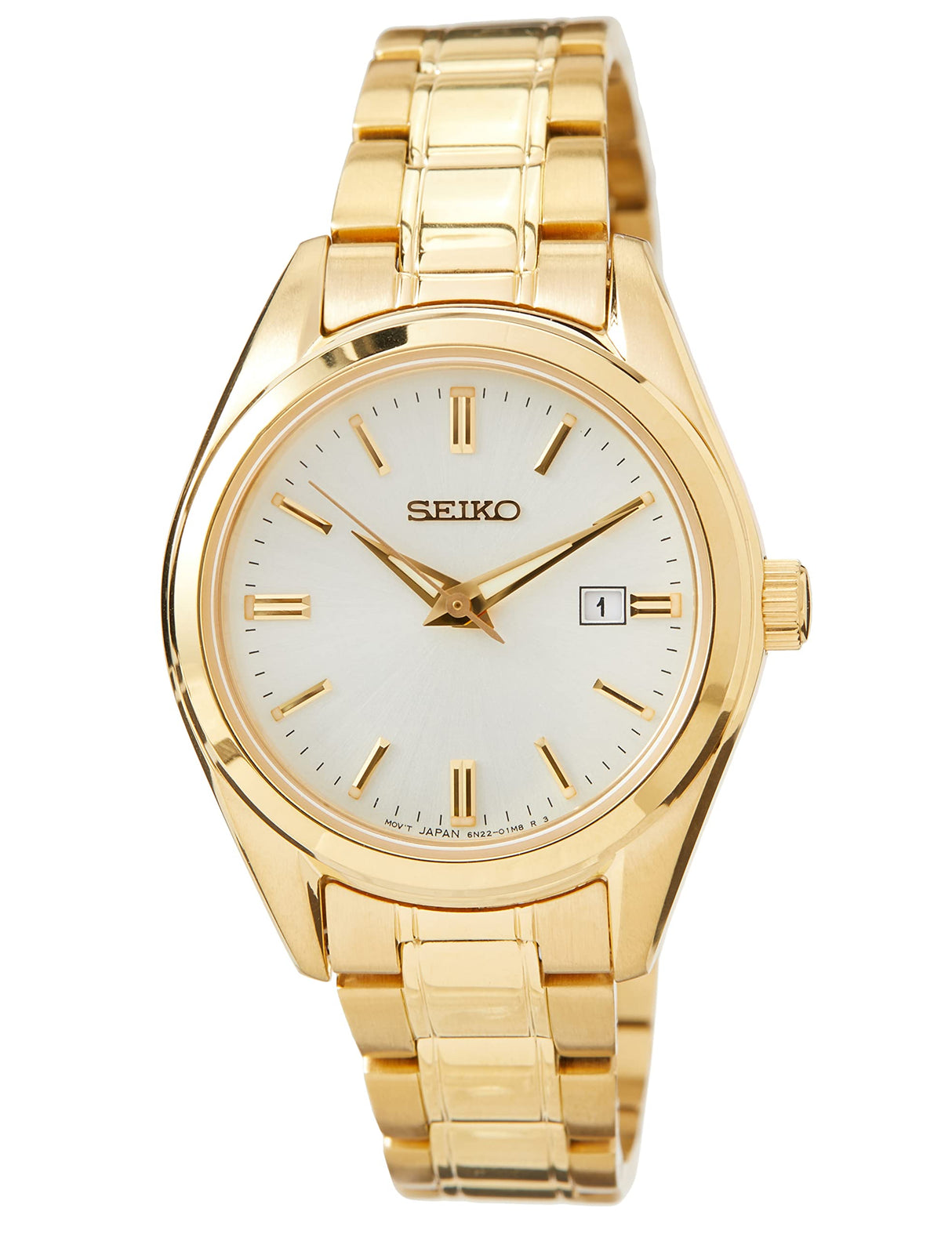 Seiko UK Limited - EU Reloj Mujer de Cuarzo analógico con Correa en Acero Inoxidable SUR632P1