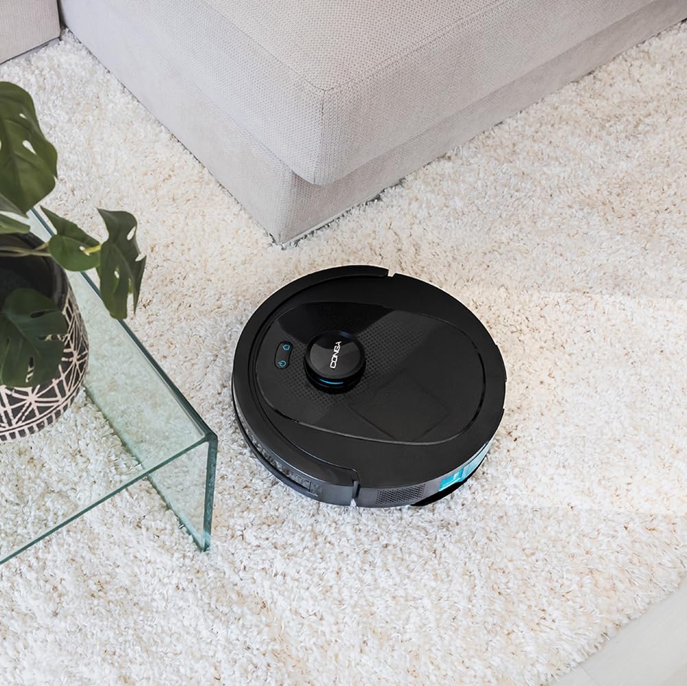 Cecotec Robot Aspirador Conga 7490 Ultimate Home X-Treme, 2600 Pa, 120 min autonomía, navegación láser y Base de autovaciado, Limpieza 4 en 1, Cepillo Central multifunción, App