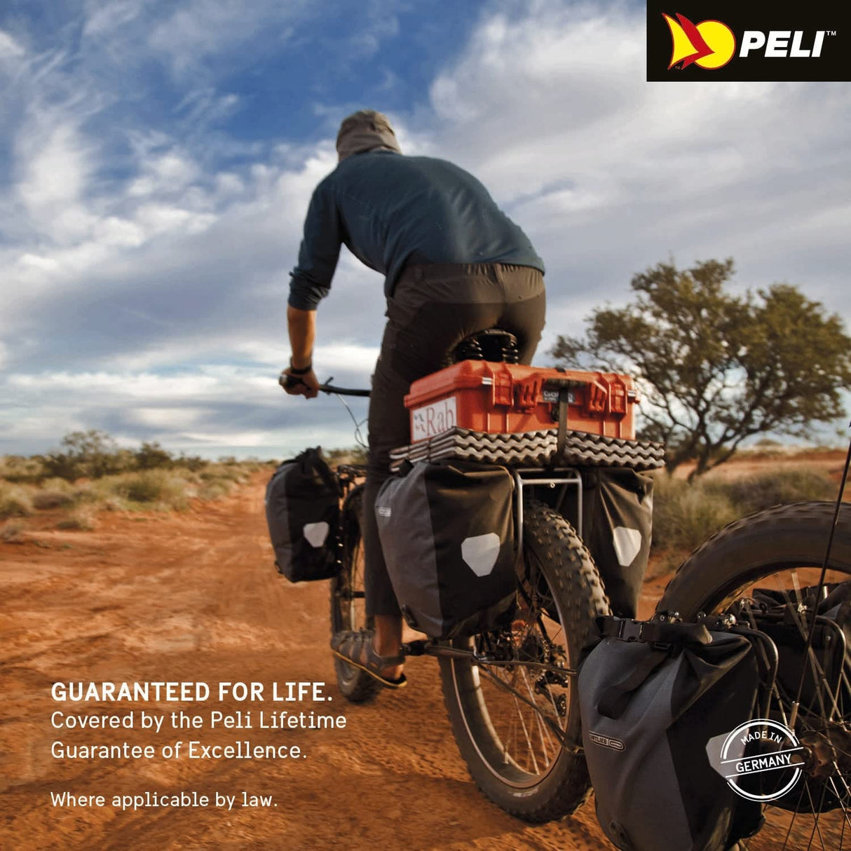 PELI 1500 Maleta protectora sumergible para equipos electrónicos y audiovisuales, IP67 estanca e impermeable al polvo, 19L de capacidad, fabricada en Alemania, sin espuma, color negro