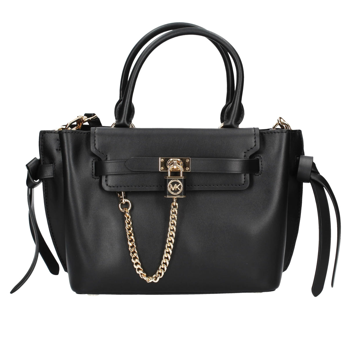 Michael Kors Hemilton Legacy, Bolso Satchel Women's, Black, One Size