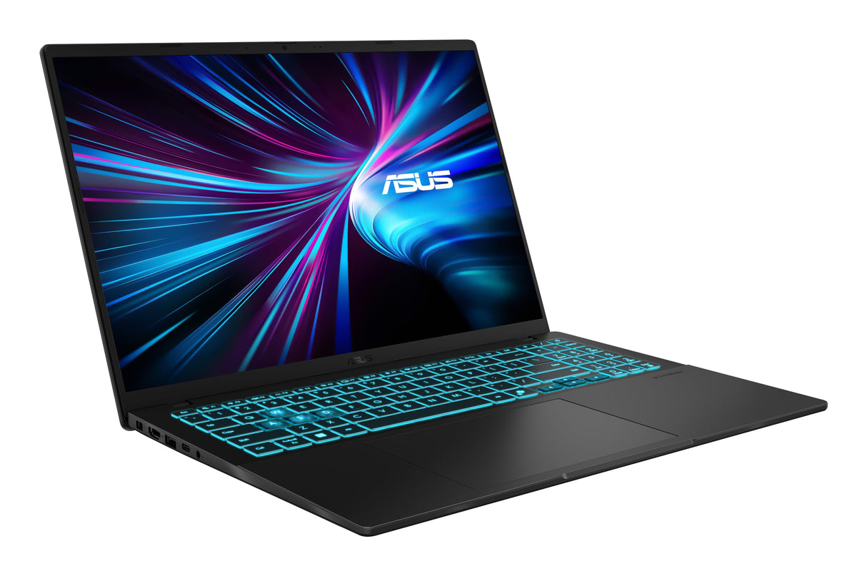 ASUS V16 V3607VM-TK150 - Ordenador Portátil Gaming de 16" WUXGA 144Hz (Intel Core 7 240H, 16GB RAM, 1TB SSD, NVIDIA RTX 5060 8GB, Sin Sistema Operativo) Negro Mate - Teclado QWERTY español