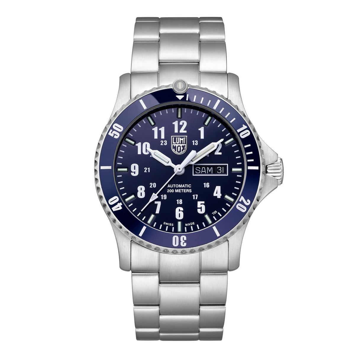 Luminox Reloj Analógico para Hombres de Automático con Correa en Acero Inoxidable XS.0924