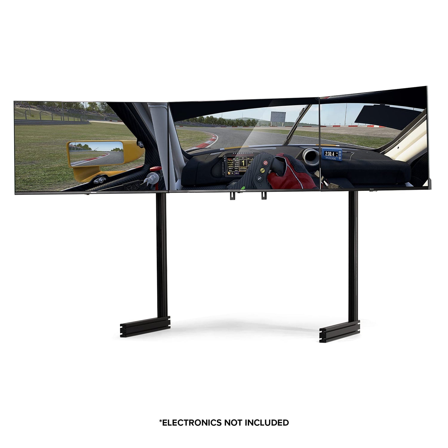 Next Level Racing Elite Freestanding Monitor Stand Triple Add-On - Black Edition
