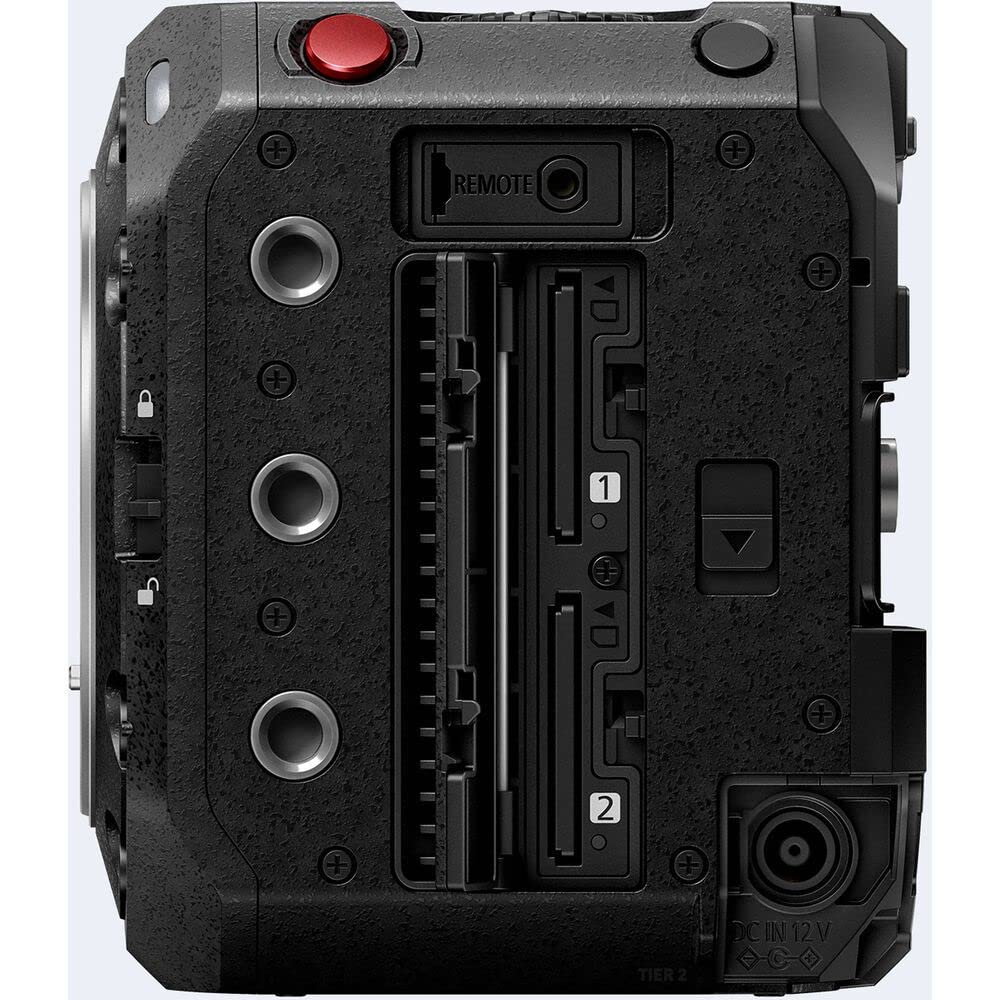 Panasonic Lumix DC-BS1HE Cámara Box (Montura L, Sensor de Formato Completo de 24 MP, transmisión en Vivo, producción de películas, utilizable con Drones) Negro