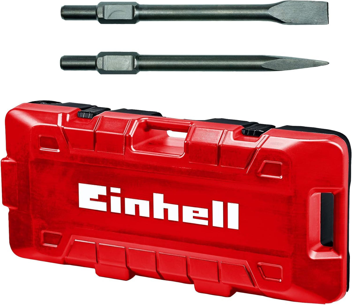 Einhell Martillo demoledor TE-DH 50 (1700 W, 50 J, portaherramientas SDS-hex, empuñadura amortiguadora de vibraciones, cincel puntiagudo + plano + carro de transporte y almacenamiento incluido)
