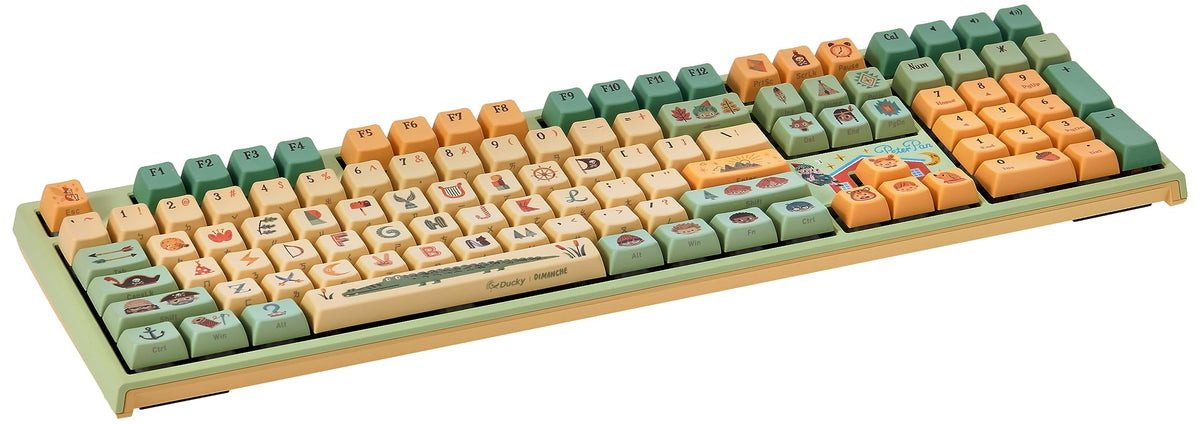 Ducky x Dimanche One 2 Pro Gaming Tastatur, Peter Pan - Varmilo V2 Iris (US)