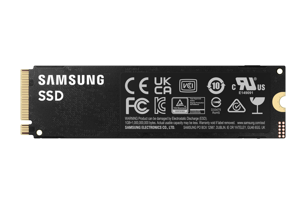 Samsung 990 PRO 4TB hasta 7.450MB/s PCIe 4.0 NVMe M.2 (2280) SSD interno (MZ-V9P4T0BW)