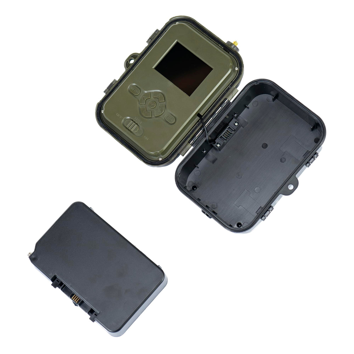 PNI Paquete de cámara de Caza Hunting 550C Internet 4G LTE, Acceso Mediante aplicación Tuya, batería + Tarjeta de Memoria MicroSD 32 GB con Adaptador SD