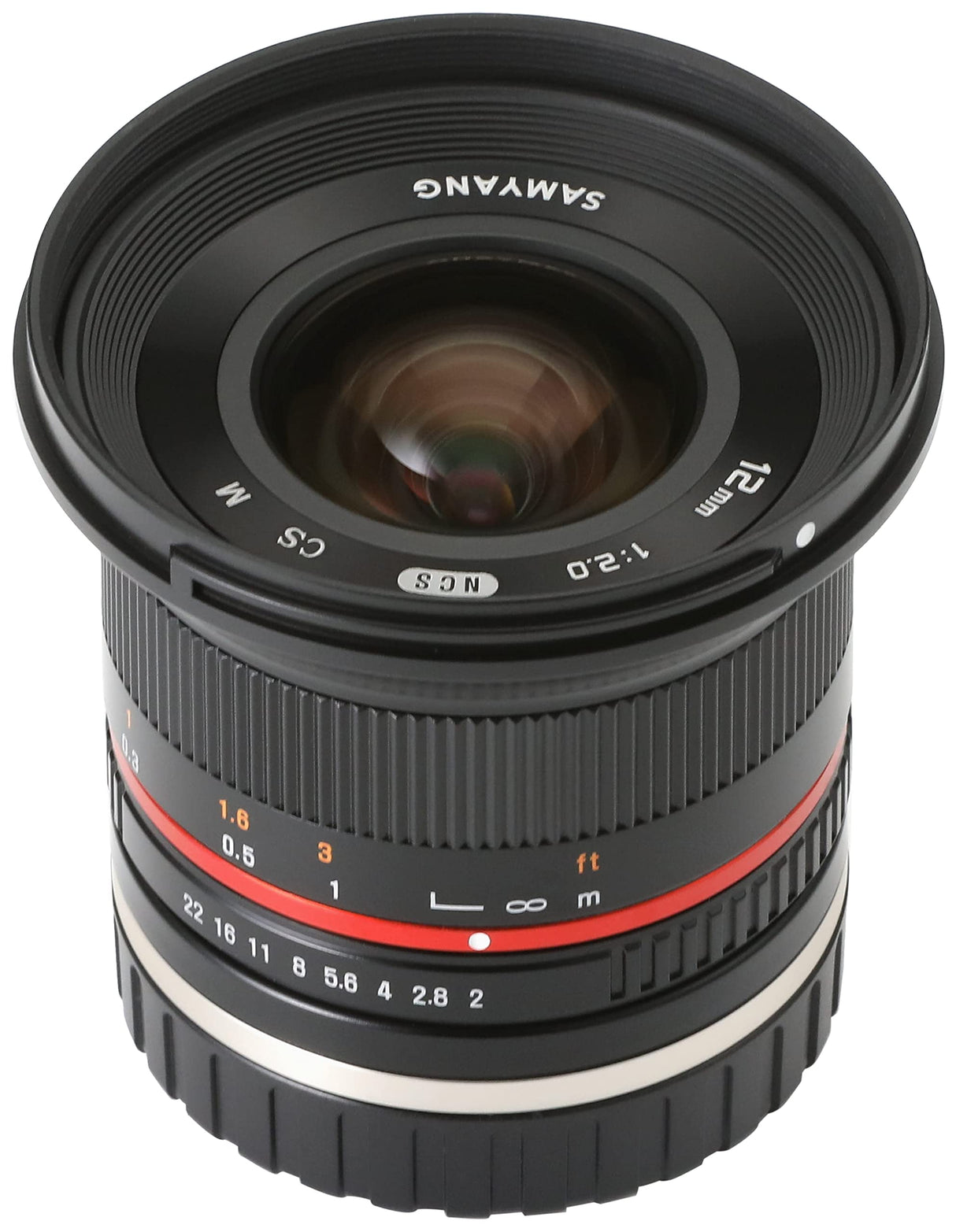 Samyang CSC-Mirrorless - Objetivo fotográfico (12 mm, F2.0 NCS, CS), negro