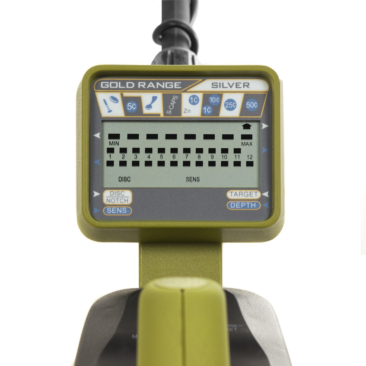 Maclean MCE972 - Detector de Metales con discriminador Bobina de búsqueda Resistente al Agua