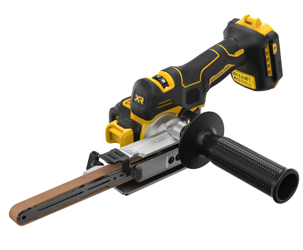 DEWALT DCM200N-XJ - Lima de Banda sin Escobillas 18V XR, Sin batería/cargador