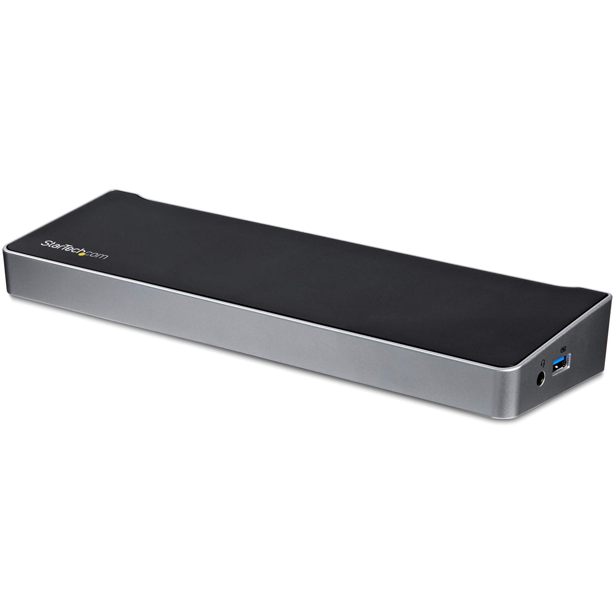 StarTech.com Docking Station USB 3.0 2x DisplayPort y HDMI 4K para 3 Monitores - Hub 5x USB-A (1x Fast Charge) - Audio de 3.5mm - Red GbE - Replicador de Puertos USB-A - Mac y Windows (USB3DOCKH2DP)