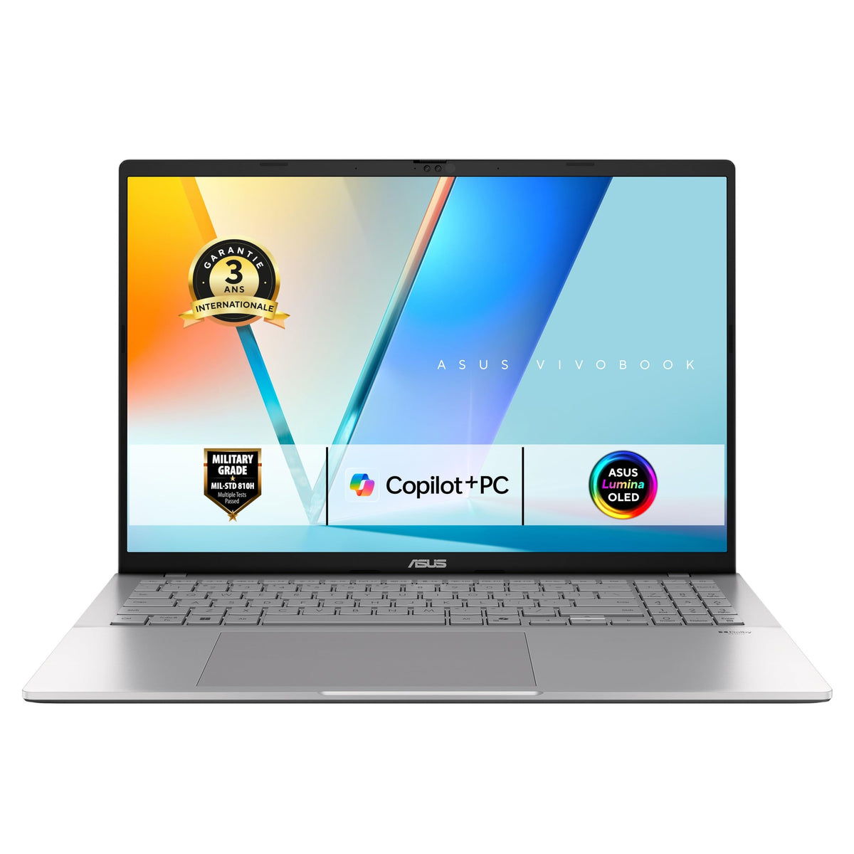 ASUS Vivobook S16 M3607KA-SH011W 16 Pulgadas FHD OLED (AMD RyzenAI 7 350, 16GB DDR5, 1TB SSD, AMD RadeonGraphics, Windows 11 Home) - Teclado AZERTY