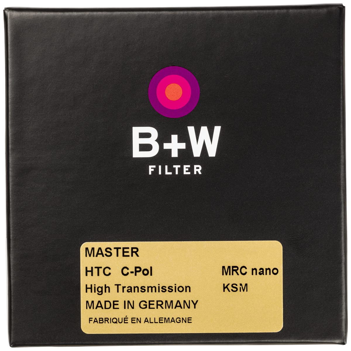 B+W Master 66-1081478 - Filtro polarizador Circular de Alta transmisión, 77 mm, sustituye a XS-Pro