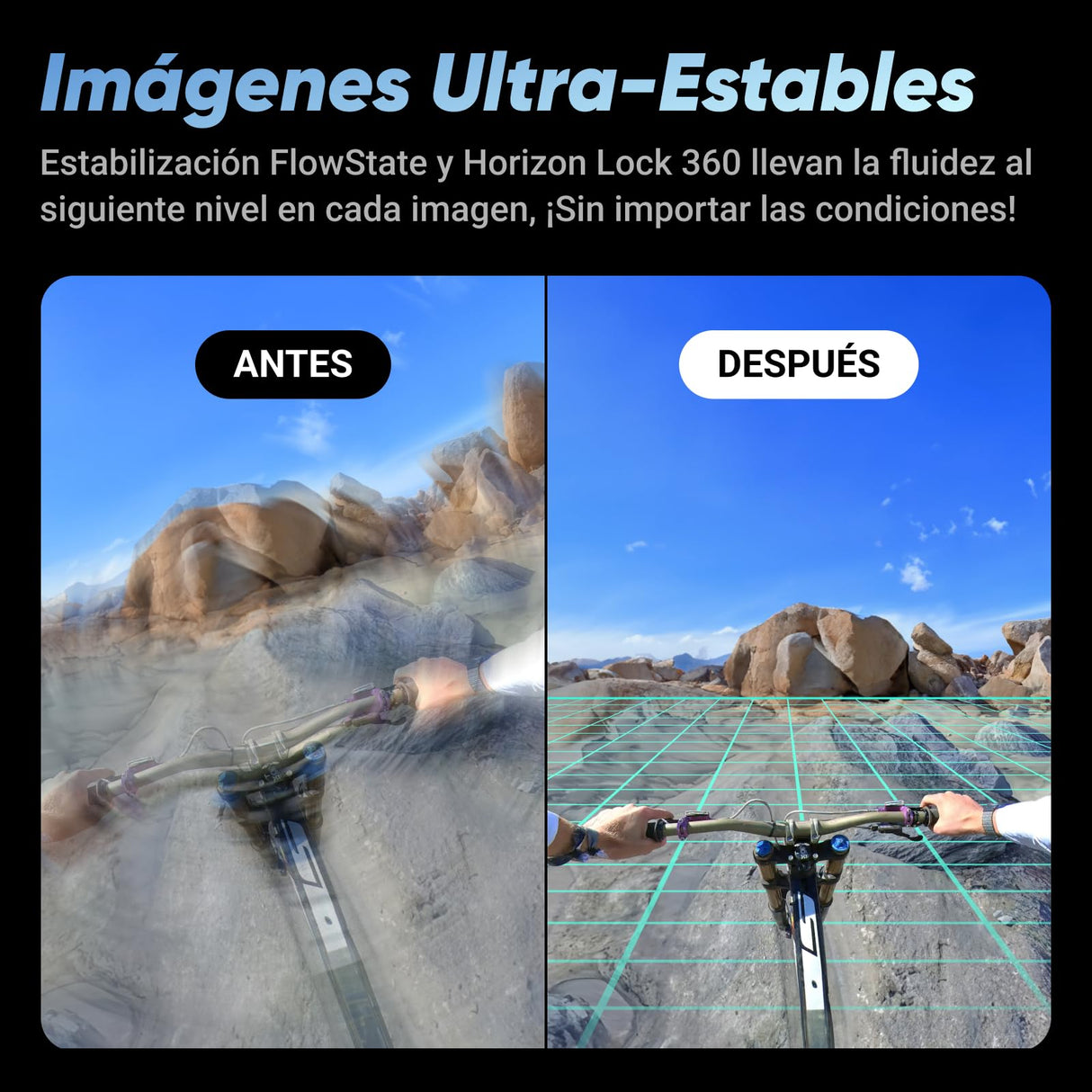 Insta360 X4 - Cámara de acción Impermeable 8K 360, Vídeo 4K Gran Angular, Efecto Selfie Stick Invisible, Protectores de Lente Extraíbles, 135 Min Batería, Edición IA, Estabilización, para Deportes