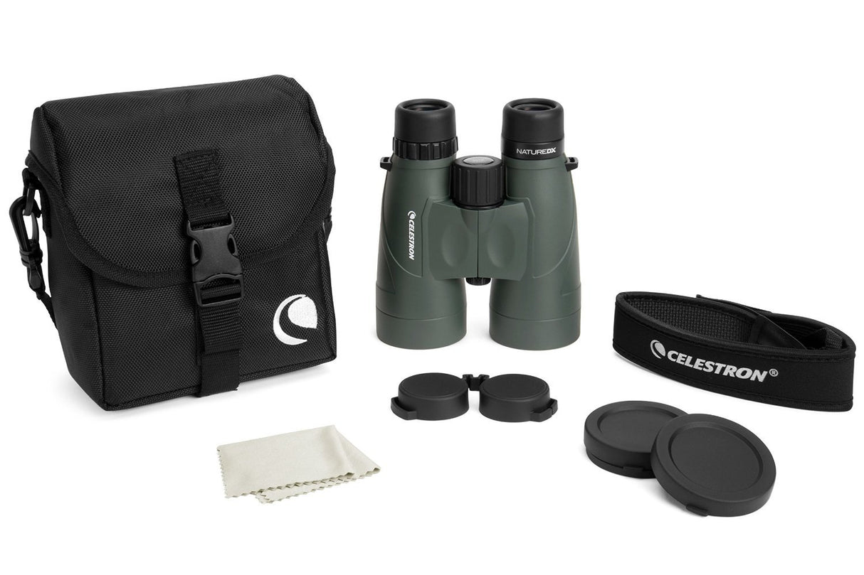 Celestron 71336 Nature DX 12x56: prismáticos con prisma BaK-4, verde