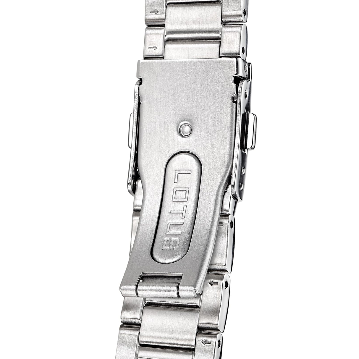 LOTUS Reloj Automático Hombre de Acero Inoxidable 316l Plateado Reloj Analógico Hombre - Calendario - Cristal Zafiro de Alta Resistencia - Resistente al Agua 10 ATM 18997/1