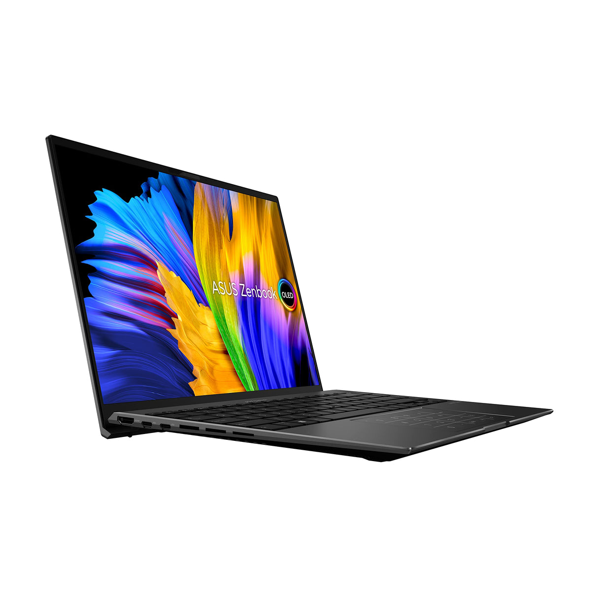ASUS ZenBook 14X OLED UM5401QA-L7177 - Portátil 14" (Ryzen 7 5800H, 16GB RAM, 512GB SSD, Radeon Graphics, Sin Sistema Operativo) Negro Jade - Teclado QWERTY español