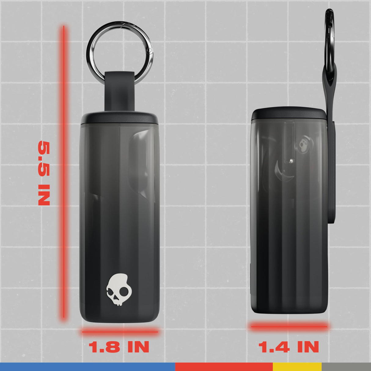 Skullcandy Auriculares inalámbricos Method 360 ANC Sonido Bose, audífonos Bluetooth, cancelación de Ruido, 40 Horas de autonomía, Resistentes al Sudor y Agua, micrófono para iPhone Android - Leopardo