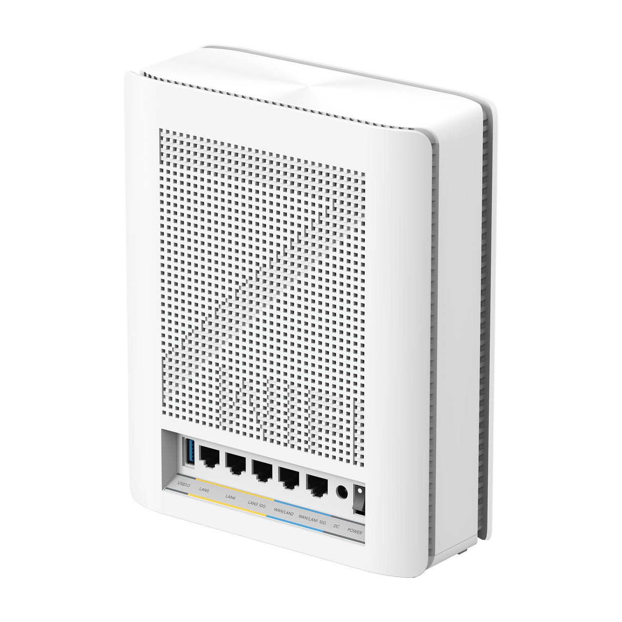ASUS ZenWiFi BQ16 White 2-Pack - Sistema WiFi 7 cuatribanda BE25000 (802.11be) en malla, ancho de banda de 320 MHz y 4096-QAM, dos puertos 10G, WAN de reserva, seguridad de red y compatible con AiMesh