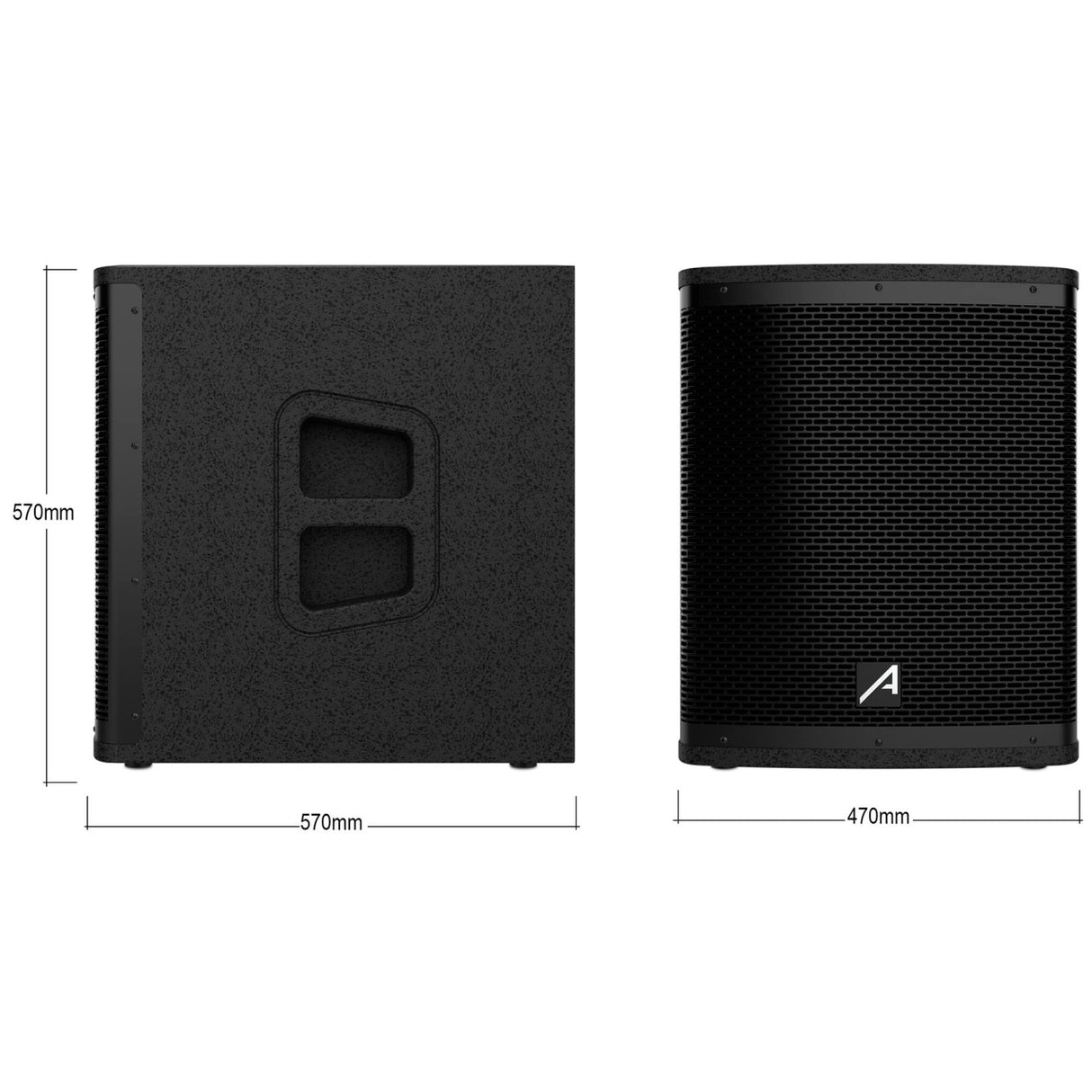 Audibax DSP15s - Altavoz Activo con DSP de 15" - Altavoz Potente - Potencia 500W - DSP Interno Profesional para Ecualización y Modos de Reproducción - Subwoofer de Conexión Eléctrica