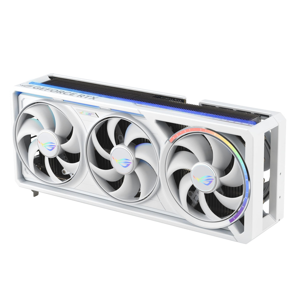 ASUS ROG Astral GeForce RTX 5090 White OC Edition, Tarjeta gráfica Gaming, PCIe 5.0, 32GB GDDR7, HDMI/DP 2.1, 3.8 Ranuras, 4 Ventiladores Axial-Tech, Almohadilla térmica de Cambio de Fase