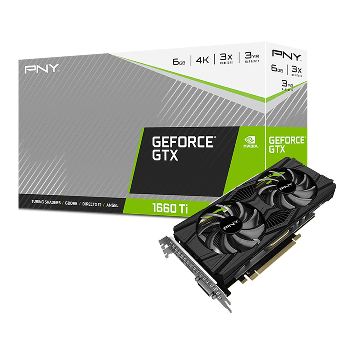 PNY VGA GTX 1660TI Dual Fan 6GB GDDR6