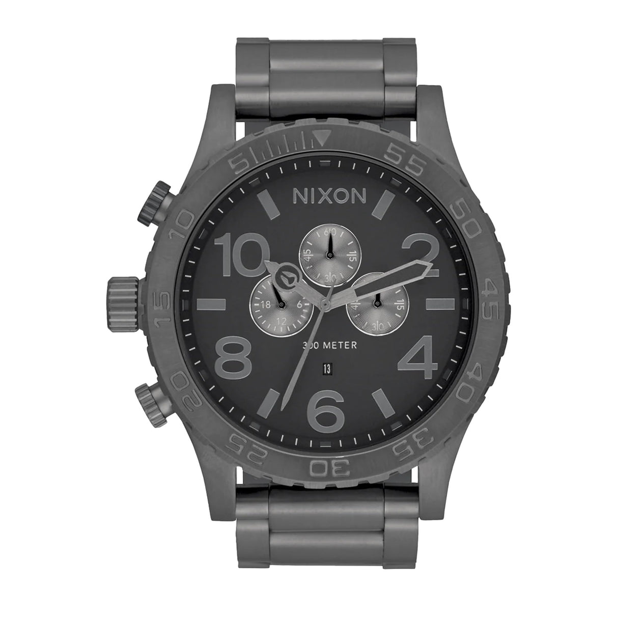 Nixon Reloj Analógico para Hombres de Cuarzo japonés con Correa en Acero Inoxidable A1389-632-00