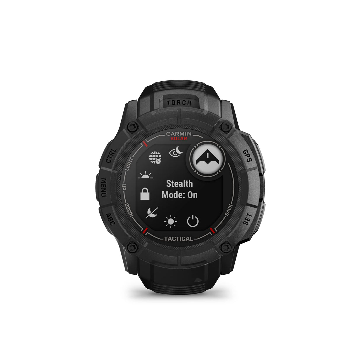 Garmin Instinct 2X Solar Tactical, Reloj Inteligente con GPS Resistente al Agua, Carga Solar, Funciones Tacticas y Deportivas, Pulsioximetría, Notificaciones del Smartphone, Negro