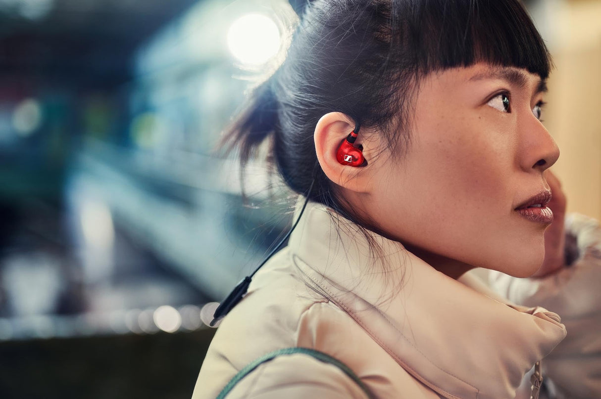 Sennheiser IE 100 PRO Auriculares Dinámicos de Monitorización Intraurales Inalámbricos, Rojo