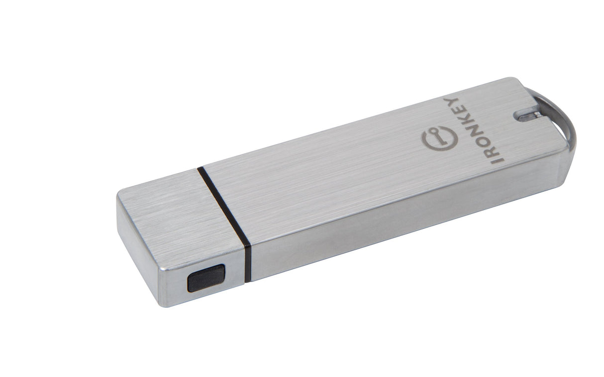 Kingston IronKey S1000 Unidad Flash USB cifrada 128GB Criptochip incorporado y homologación FIPS 140-2 de Nivel 3 - IKS1000B/128GB