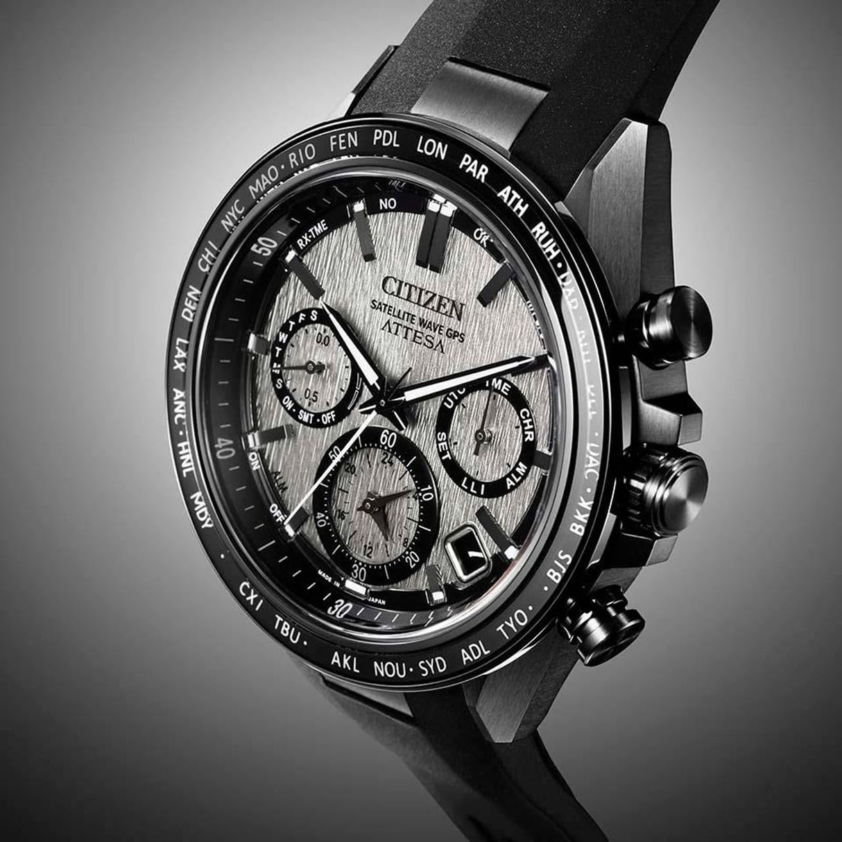 Citizen Reloj Cronógrafo para para Hombre de Eco-Drive con Correa en Caucho CC4055-14H