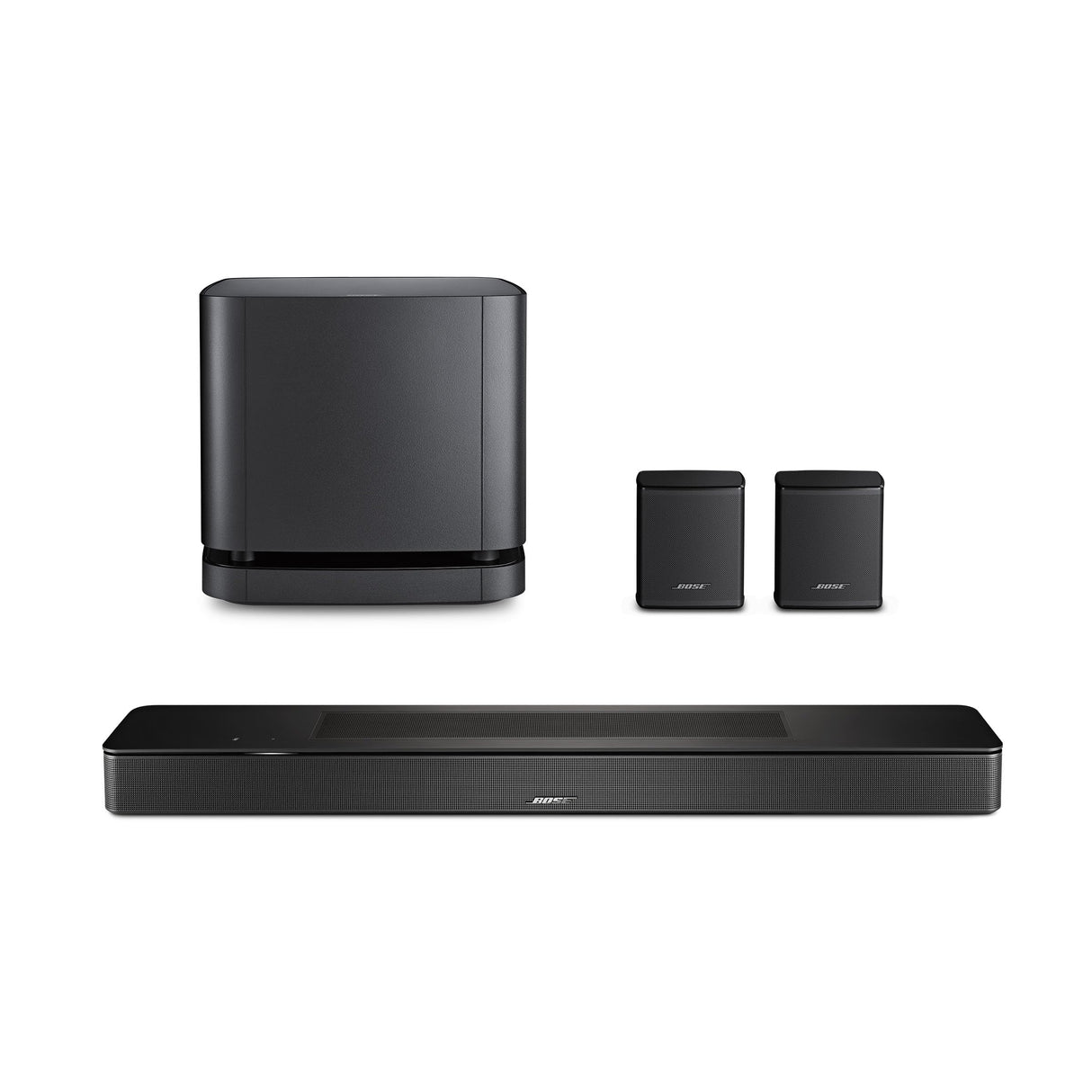 Bose Barra de Sonido Inteligente Dolby Atmos, Altavoz de Barra de Sonido Bluetooth con Control por Voz y Amazon Alexa Integrado, Funciona con Google Assistant, Negro