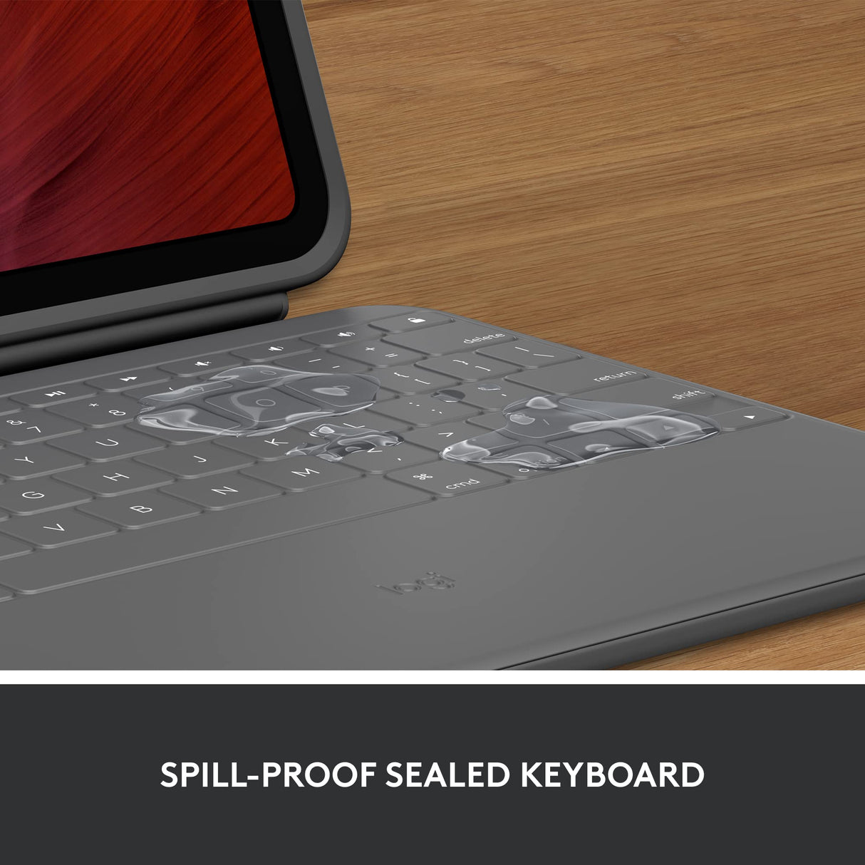 Logitech Rugged Folio para iPad (10.ª generación) Funda Protectora con Teclado con Smart Connector y Teclado a Prueba de Salpicaduras - Italian Layout