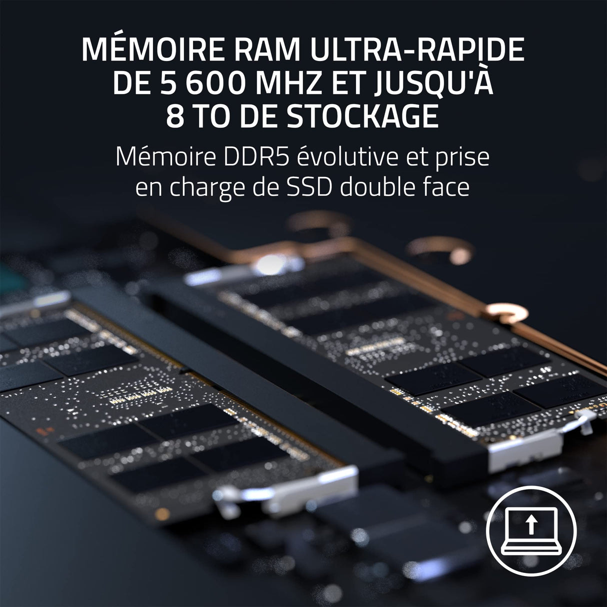 Notebook Razer RZ09-0484SFH3-R3F1 18" 1 TB SSD 32 GB RAM Azerty Francés