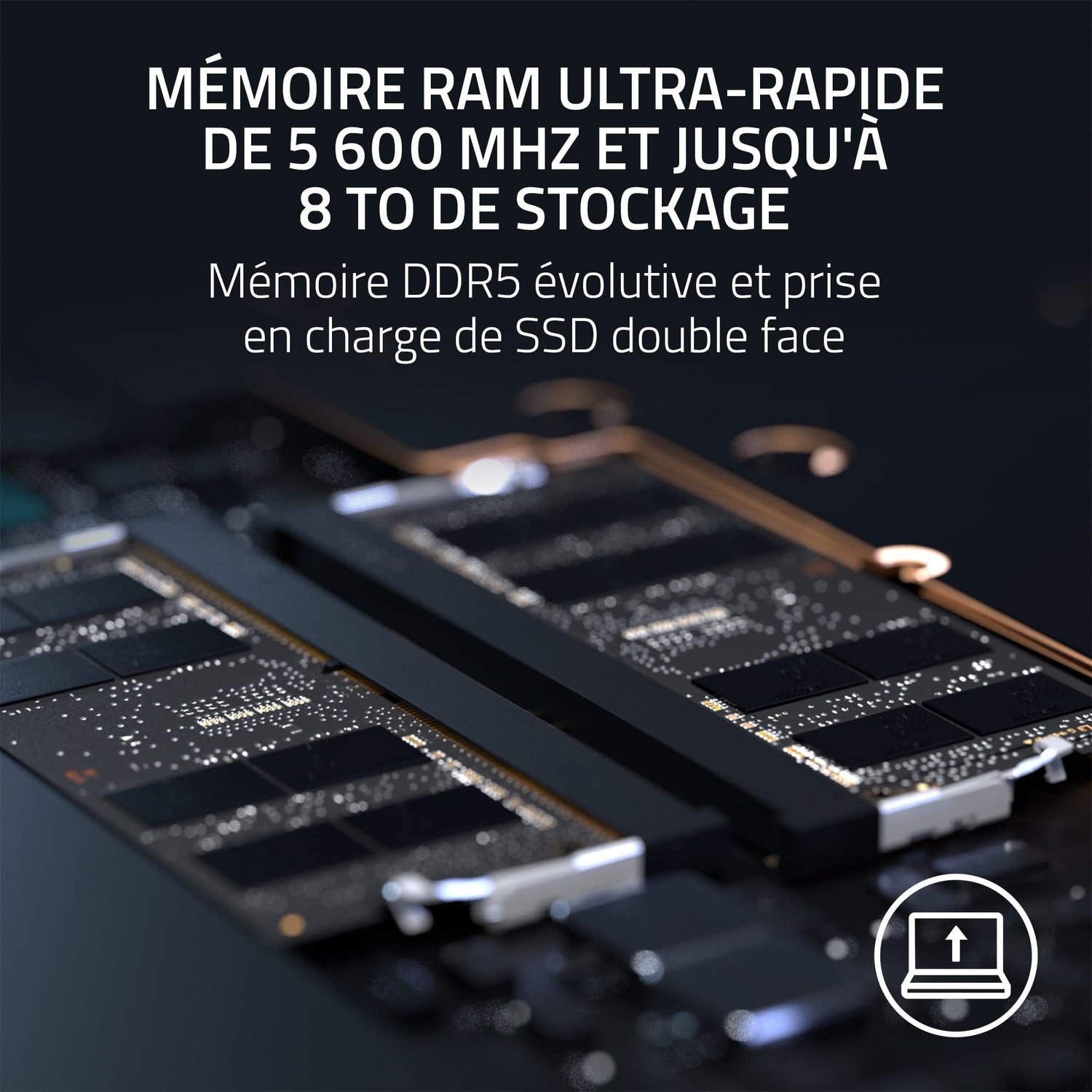 Notebook Razer RZ09-0484SFH3-R3F1 18" 1 TB SSD 32 GB RAM Azerty Francés