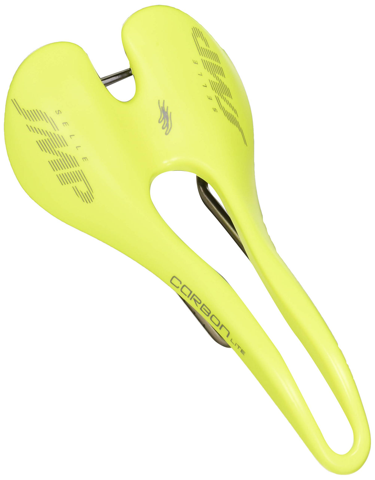 SMP - Sillín de Bicicleta 4bike Carbon Lite Ningún Genero, Amarillo Flúor, XS, S, M