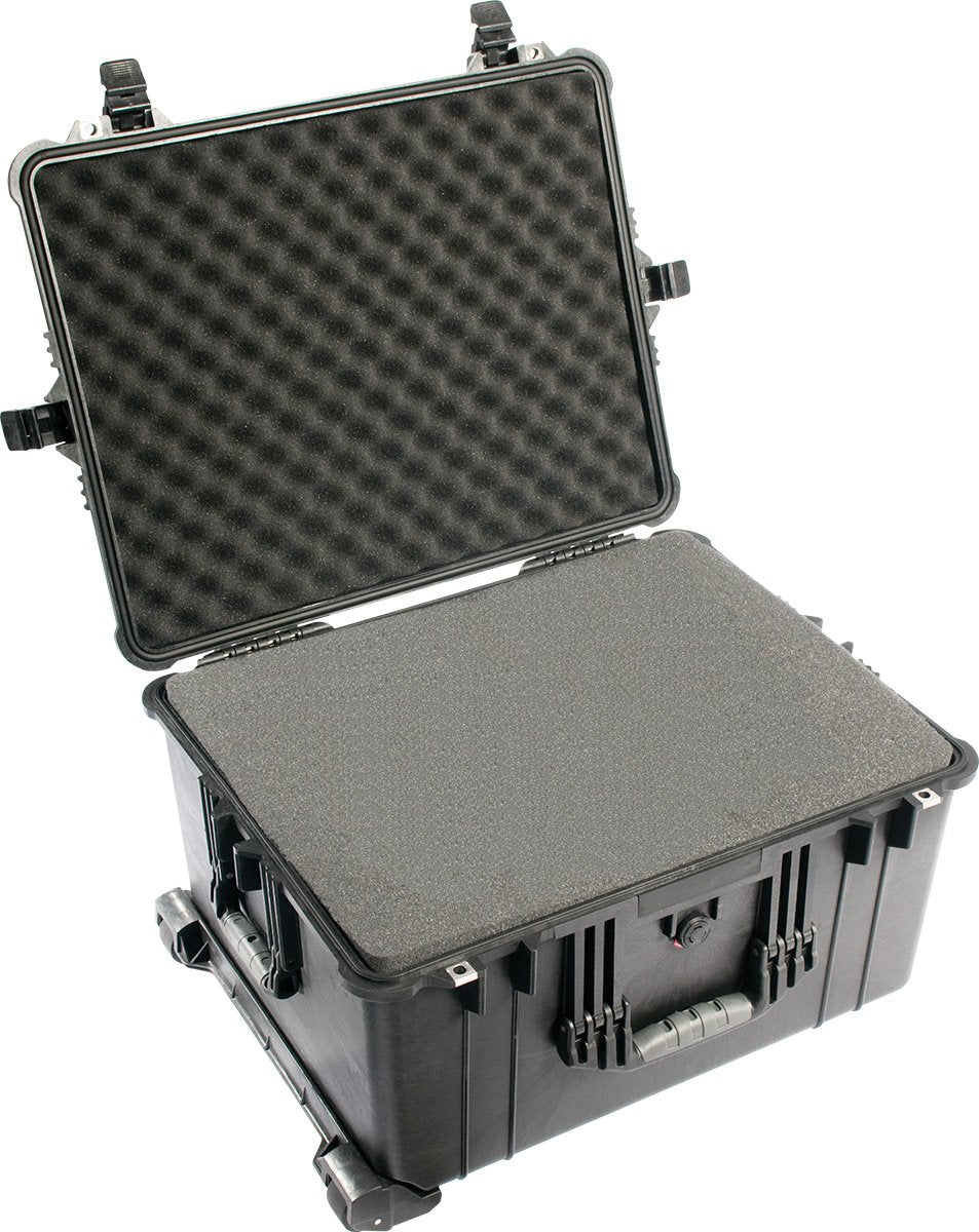 PELI 1620 Maleta fotográfica Profesional, IP67 estanca e Impermeable al Polvo, 72L de Capacidad, Fabricada en Alemania, con Espuma Personalizable, Color Negro