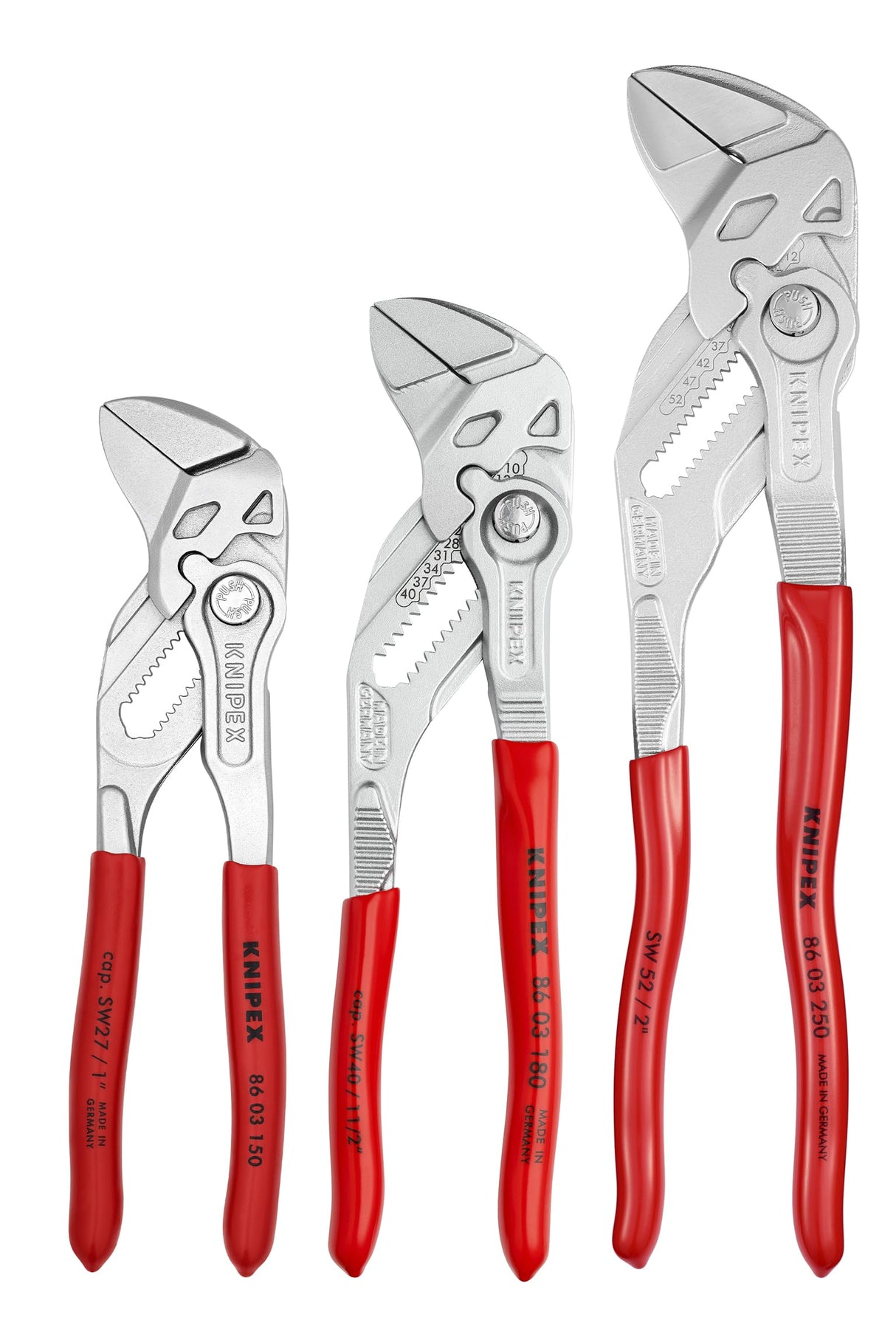Knipex 9 K 00 80 45 US alicates Llave Set, 6 "/7"/10, 3 piezas