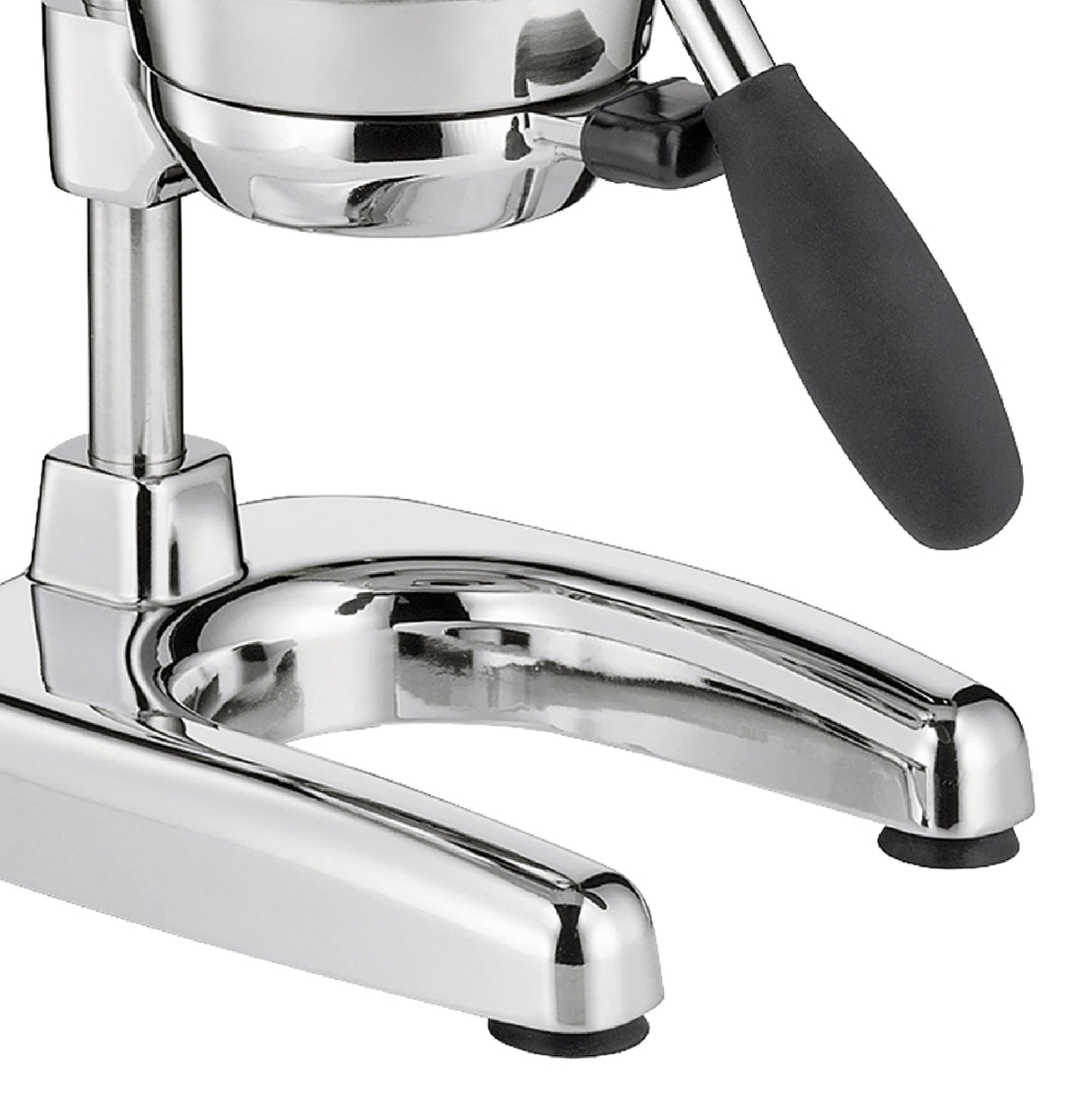 Cilio Exprimidor manual AMALFI | acero inoxidable | exprimidor manual para un 25% más de zumo | bajo esfuerzo | exprimidor profesional | 22,5 x 19,5 x 43,5 cm, cromado