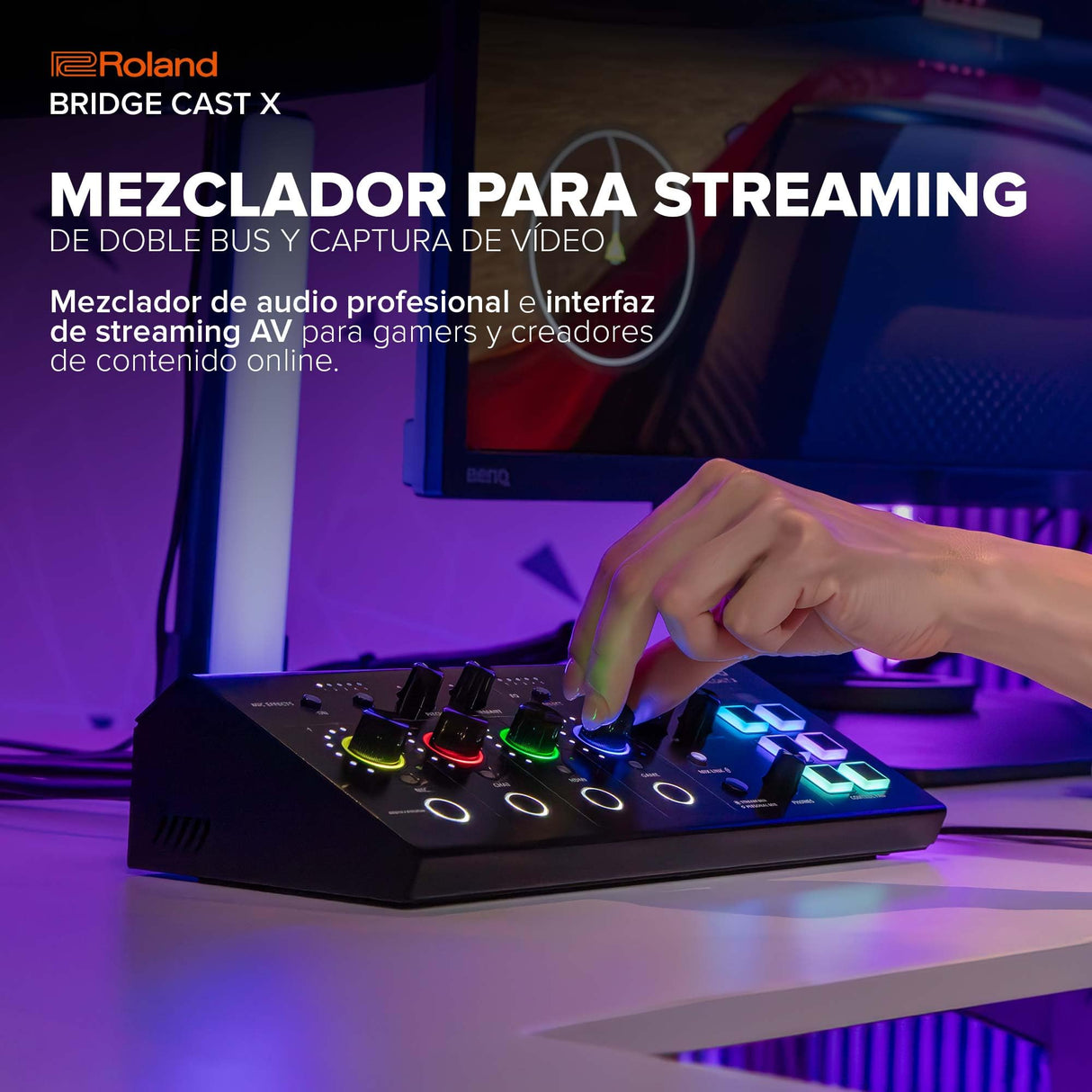Roland BRIDGE CAST X Dual Bus Gaming Mixer & Video Capture