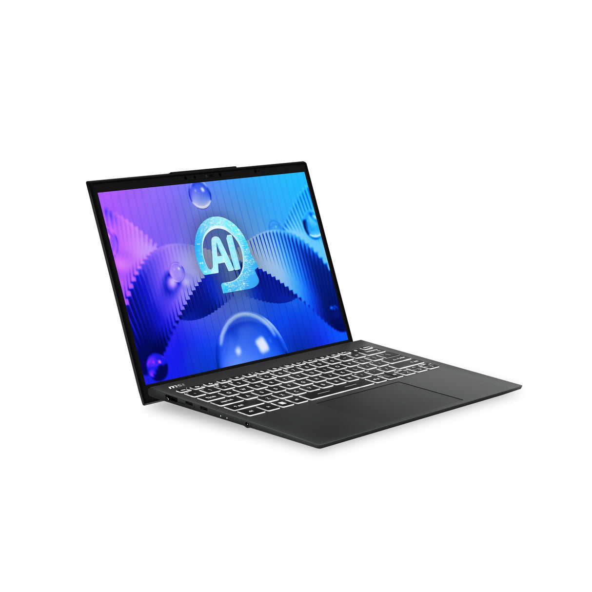 MSI Prestige 13 AI EVO A1MG-024ES Ordenador portátil 13.3" QHD+ OLED (Intel Core Ultra 7 155H, 32GB RAM, 1TB SSD, Intel ARC Graphics, Windows 11 Home Advanced) Stellar Gray, Teclado QWERTY español