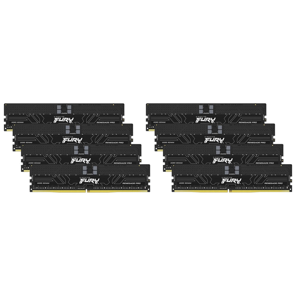 Kingston FURY Renegade Pro XMP 256GB 5600MT/s DDR5 ECC Reg CL36 DIMM Memoria DIMM ECC registrado sobreacelerable Kit de 8 - KF556R36RBK8-256