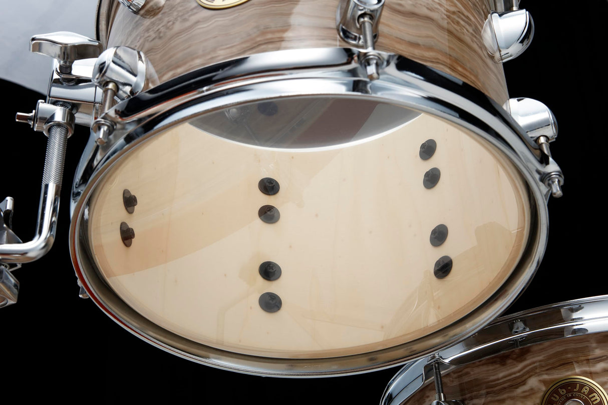 TAMA Kit de carcasa Club Jam 4 piezas - envoltura de mármol crema/cromo HW