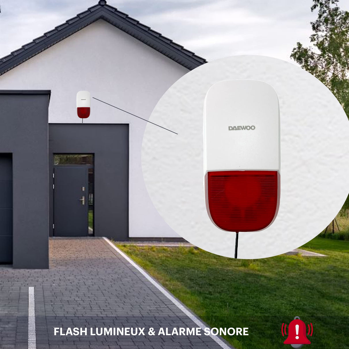 Daewoo Sistema de Alarma Inteligente WiFi/gsm, SA603
