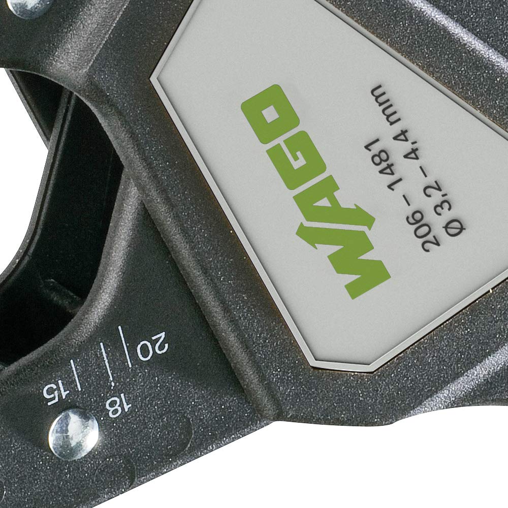 WAGO 206-1481 - Alicates pelacables (para 3,2 a 4,4 mm, 1 unidad)
