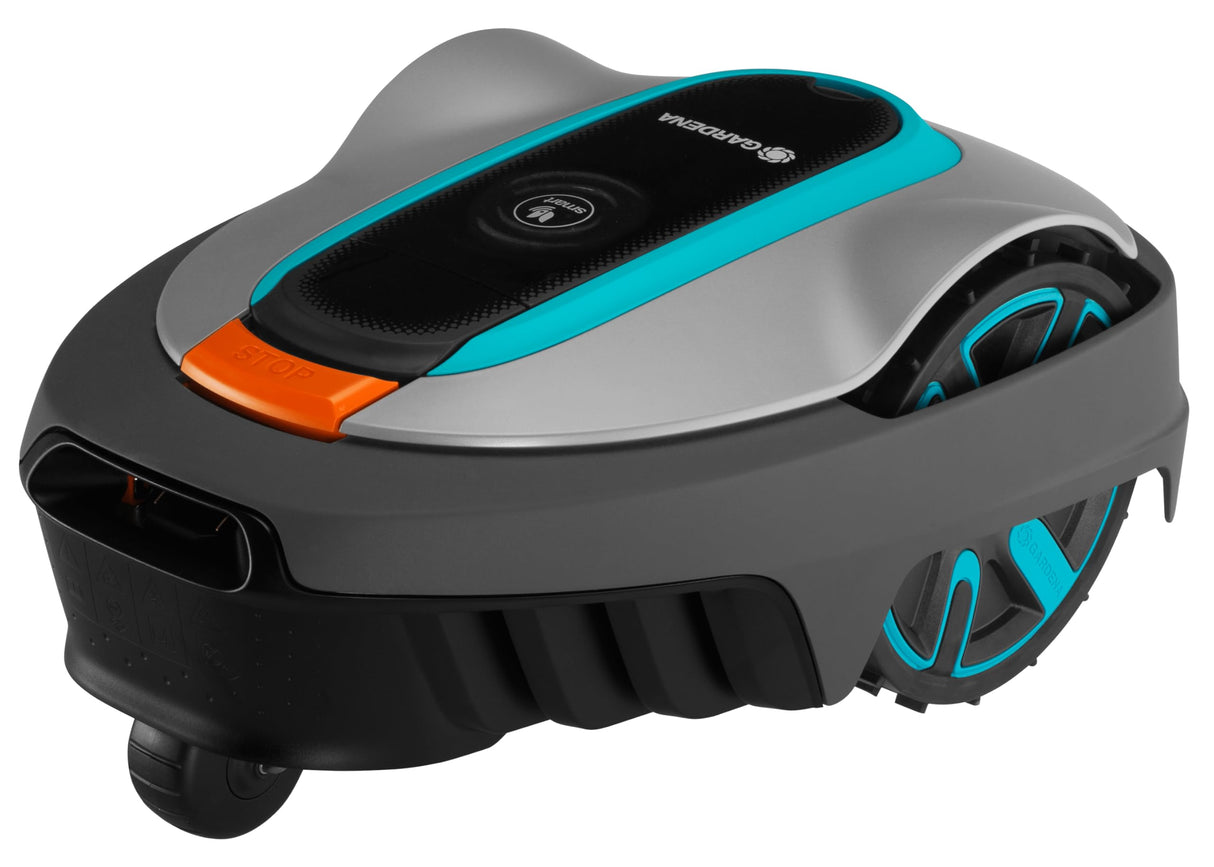 Gardena Robot cortacésped Smart SILENO City 500 m²: tecnología Lona AI, Control con aplicación, SensorControl, para Pendientes máx. 35 por ciento, Incl. Pasarela Inteligente, versión ES (19602-74)
