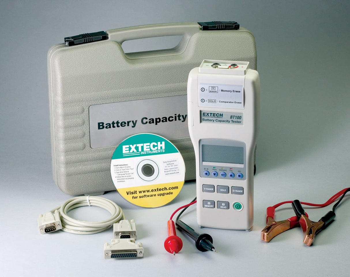 Extech BT100 Probador de capacidad de baterías