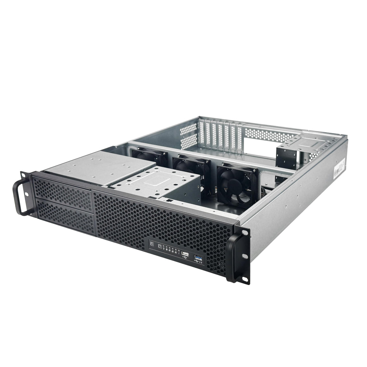 Fantec SG-290 2HE - Caja para Servidor (550 mm, sin Fuente de alimentación)
