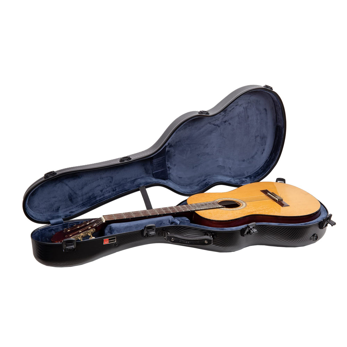 Crossrock Funda de policarbonato para Guitarras clásicas 4/4, Funda antiarañazos, Color Negro (CRF4020CBK), Black, 4/4 Classical, Guitarra clásica